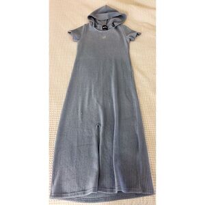 Ugly Shadow Knit Hoodie Dress